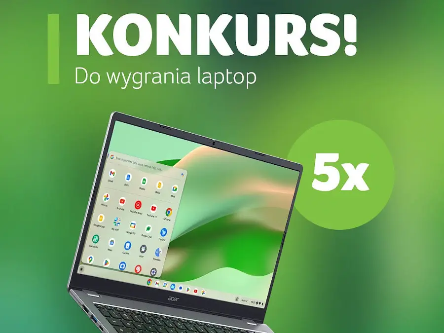 Konkurs Zgarnij nowiutki Acer Chromebook 315