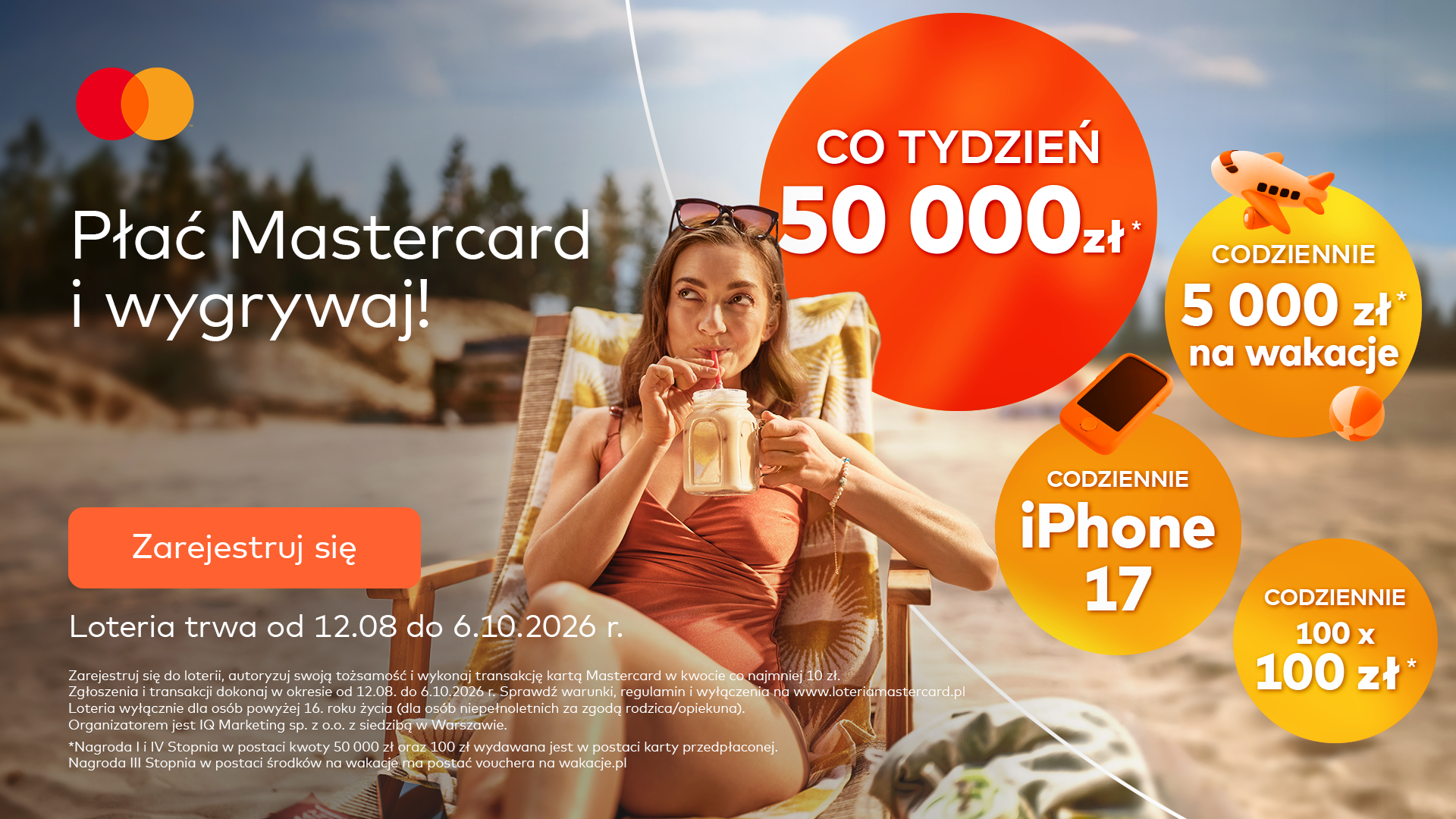 Mastercard nagradza codzienne płatności. Ponad milion złotych w nagrodach w nowej loterii