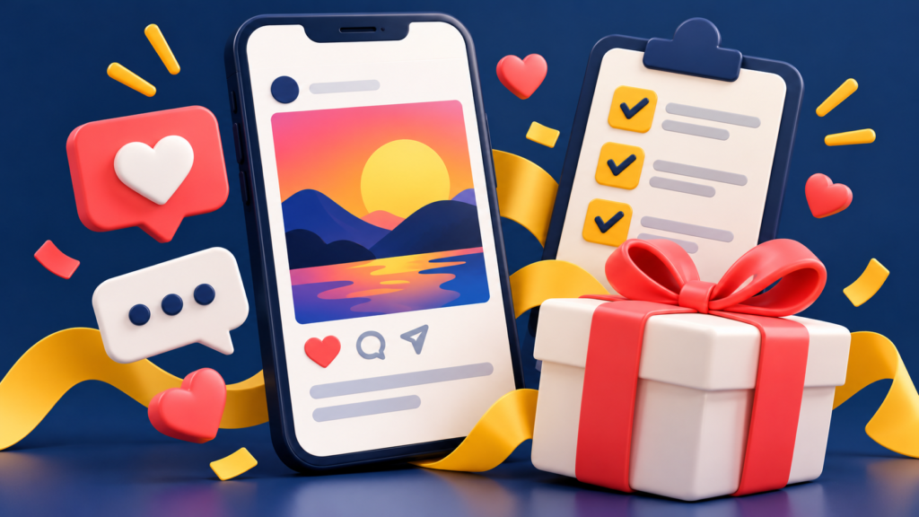 Konkurs na Instagramie: zasady, o których łatwo zapomnieć