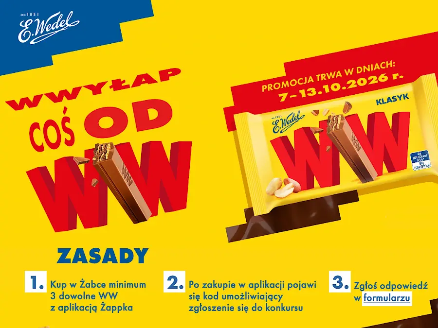 E.Wedel x Żabka „Wyłap coś od WW”